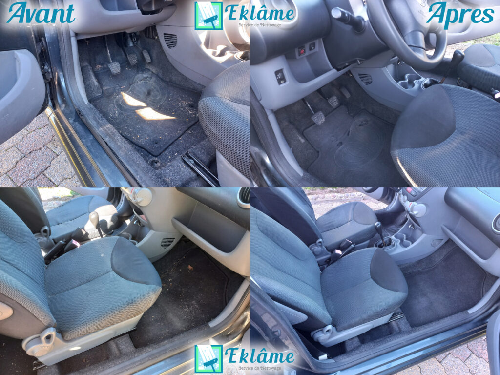 Nettoyage intérieur voiture complet